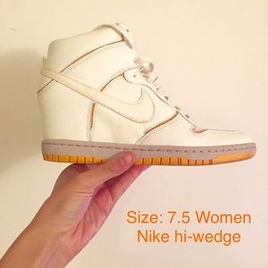 COPY - Great condition … Nike wedge sneakers.